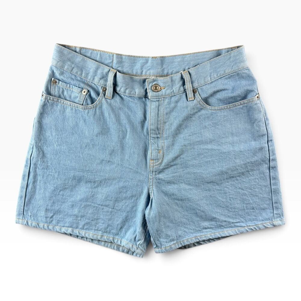 Vintage Levi's Womens 12 Denim Shorts High Rise Light Wash Mom Jean Y2K